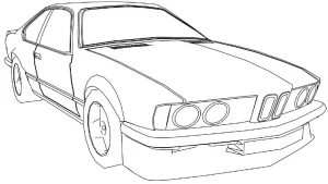 Coloriage BMW