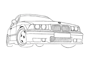 Coloriage BMW