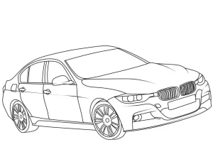 Coloriage BMW