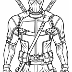 Coloriage Deadpool
