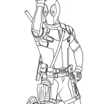 Coloriage Deadpool