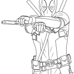 Coloriage Deadpool