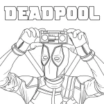 Coloriage Deadpool