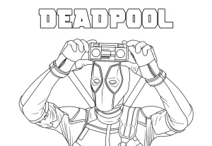 Coloriage Deadpool