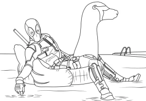 Coloriage Deadpool
