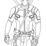 Coloriage Deadpool