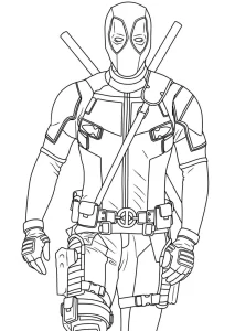 Coloriage Deadpool