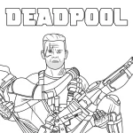 Coloriage Deadpool