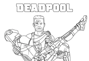 Coloriage Deadpool