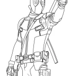 Coloriage Deadpool