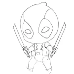 Coloriage Deadpool