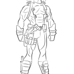 Coloriage Deadpool