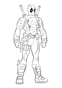 Coloriage Deadpool