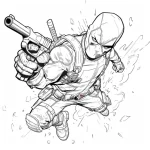 Coloriage Deadpool