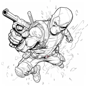 Coloriage Deadpool