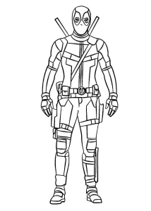 Coloriage Deadpool