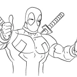Coloriage Deadpool