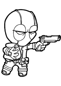 Coloriage Deadpool
