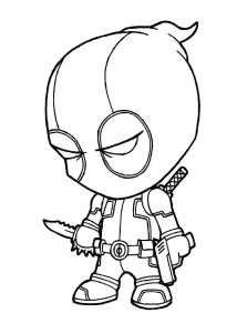 Coloriage Deadpool