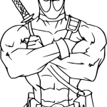 Coloriage Deadpool