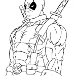 Coloriage Deadpool