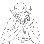 Coloriage Deadpool