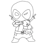 Coloriage Deadpool