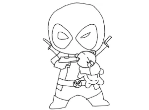 Coloriage Deadpool
