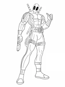 Coloriage Deadpool