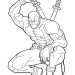 Coloriage Deadpool