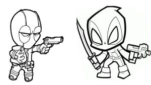 Coloriage Deadpool