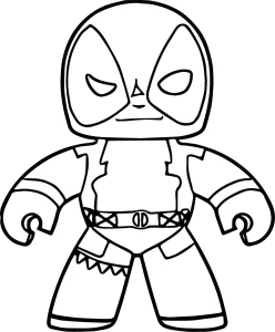 Coloriage Deadpool