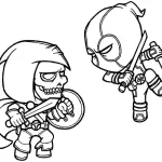 Coloriage Deadpool