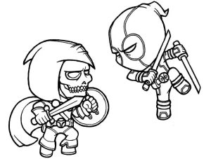 Coloriage Deadpool
