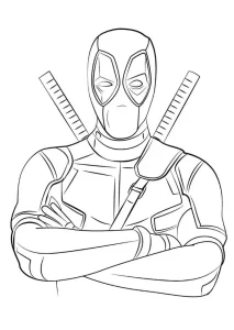 Coloriage Deadpool
