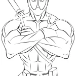 Coloriage Deadpool