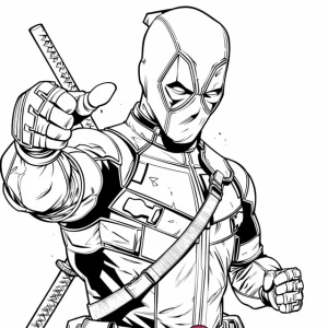 Coloriage Deadpool
