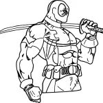 Coloriage Deadpool