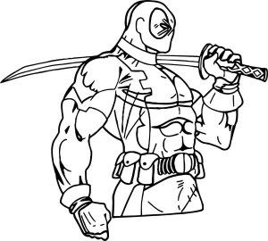 Coloriage Deadpool