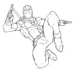 Coloriage Deadpool