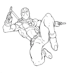 Coloriage Deadpool