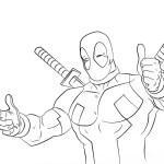Coloriage Deadpool