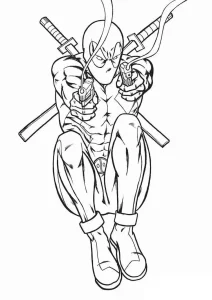 Coloriage Deadpool
