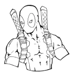 Coloriage Deadpool