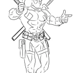 Coloriage Deadpool