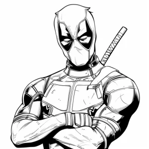 Coloriage Deadpool