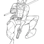 Coloriage Deadpool