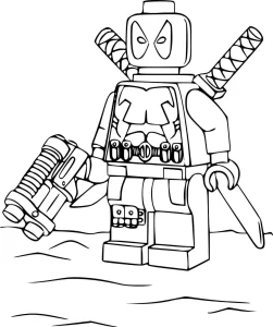 Coloriage Deadpool