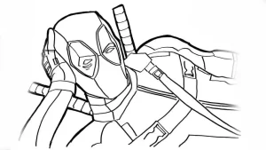 Coloriage Deadpool