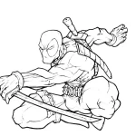 Coloriage Deadpool